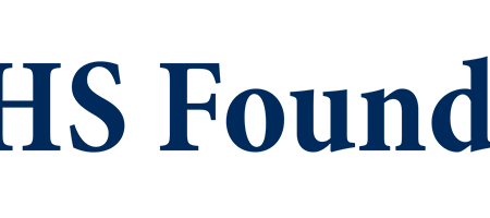 GHS Foundation Logo - Dark blue serif type with Granville burst to left