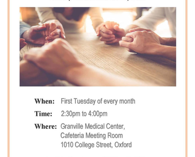 Flyer for Caregiver Support Group Graphic