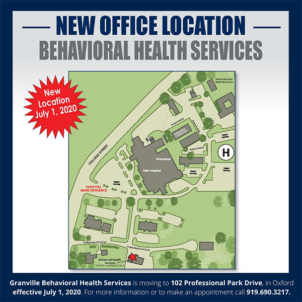 Granville Behavioral Health Services Relocates Offices