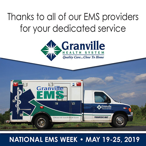 Granville Health System Celebrates EMS Week