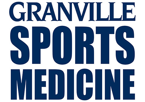 Granville Sports Medicine Logo - Navy blue serif and sans-serif type