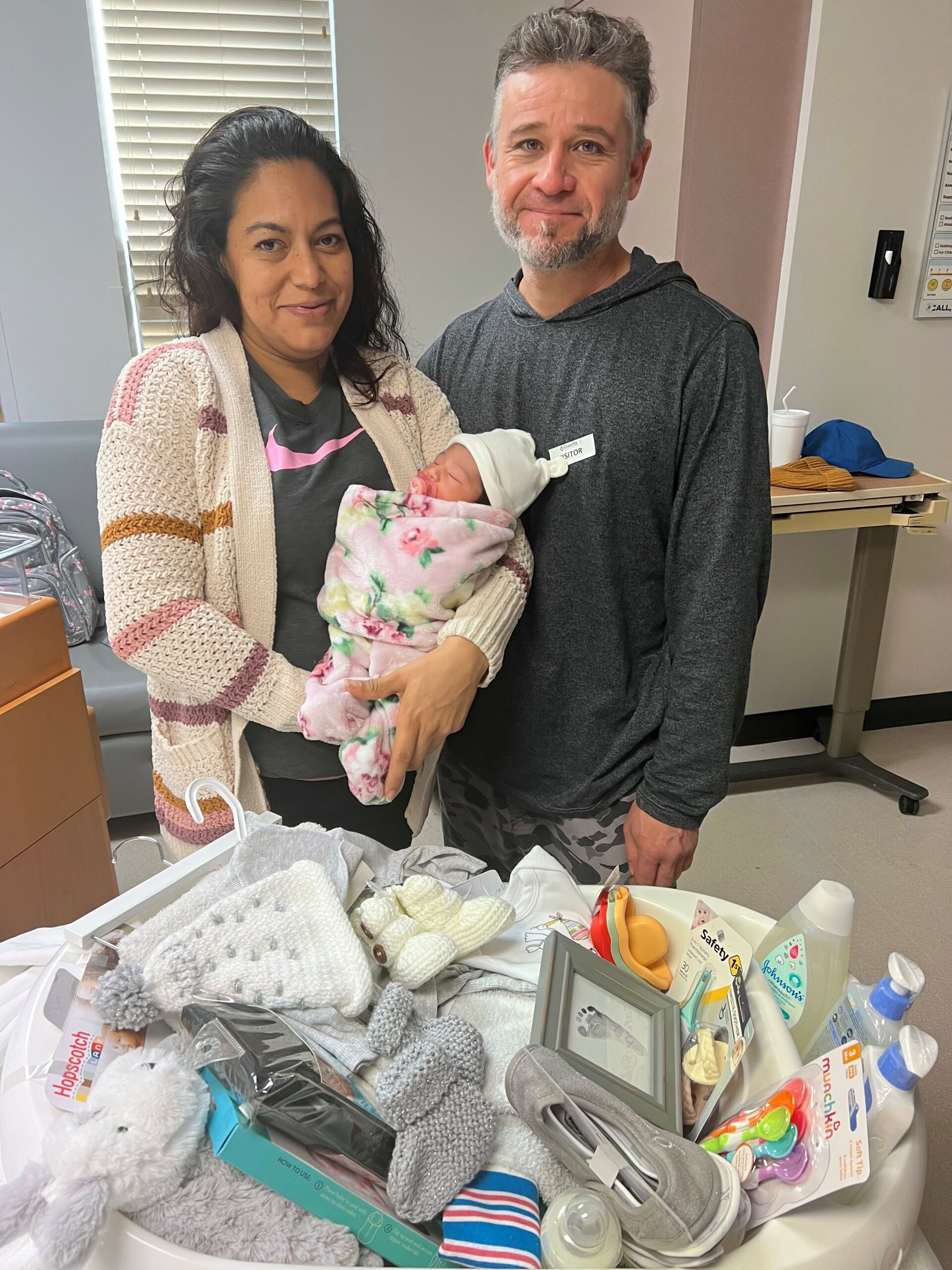 Gloria Alianna Salinas Luisjuan is First Baby of 2023 Born at Granville Health System