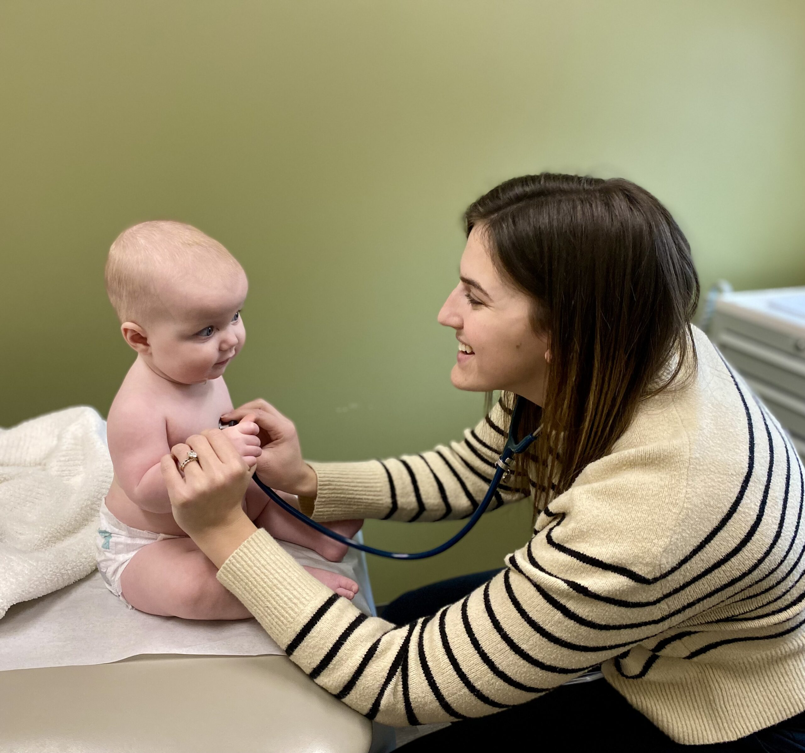 Nurse Practitioner with Patient